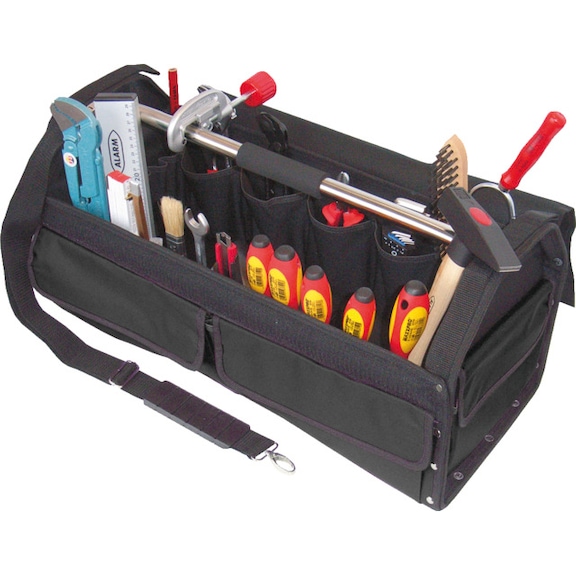 ALARM textile bag 8-TXL complete L.310xW.620xH.290mm 23-pieces 56077190 - Tool assortment