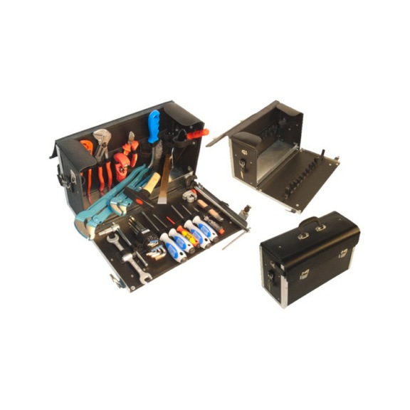 ALARM Genuine leather bag L3 (apprentice case) empty W.420mm H.250mm D.150mm 56070069 - Tool bag (workshop)