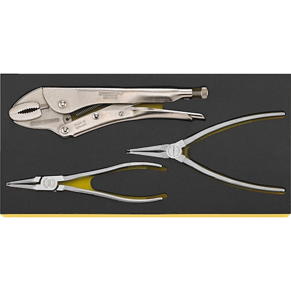 STAHLWILLE pliers set in TCS insert TCS 6543-6564/3 3-piece 96838180 - Pliers set