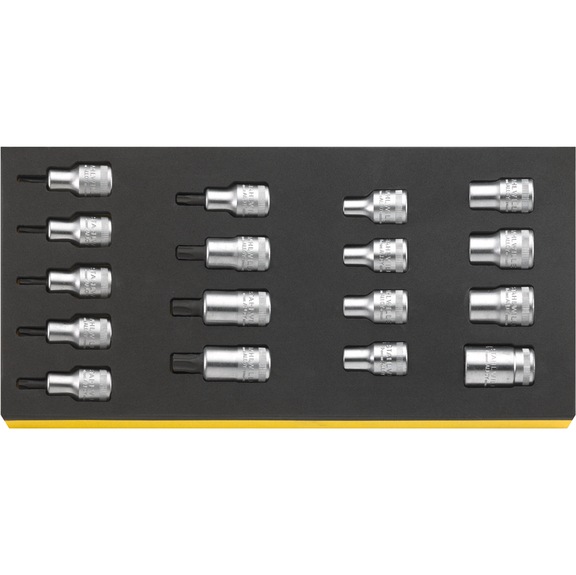 STAHLWILLE Socket wrench set TCS 50TX/54TX/17 1/2 inch 17-piece 96838763 - Socket wrench set