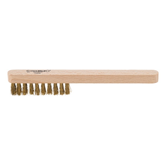 STAHLWILLE Gas stove brush 12376 L.200mm Brass crimped 0.25 mm 2-row 77090101 - Wire brush (hand)