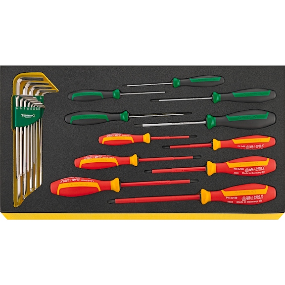 STAHLWILLE Screwdriver set DRAL TCS WT 4650-4665 24-piece 96830127 - Screwdriver set