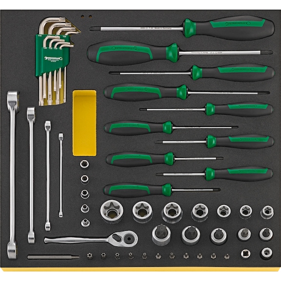 STAHLWILLE TX tool TCS TX/57 MF N 57-piece 96830450 - Tool assortment