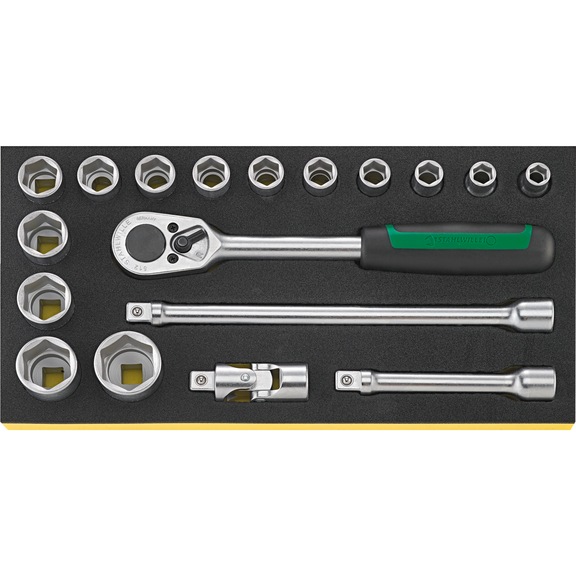 STAHLWILLE Werkzeug in TCS Einlage TCS 52/14/4 18-teilig 96838781 - Steckschlüsselset