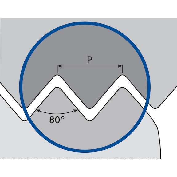 ATORN Full-profile thread cutting insert PG ER HC5515 - 3