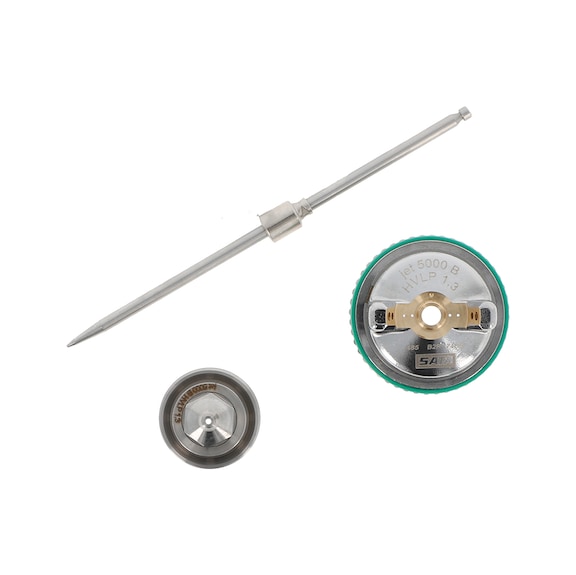 SATA nozzle set SATAjet 5000 LAB HVLP WSB Spray pattern and test report 1032127 - Nozzle set SATAjet 5000 LAB