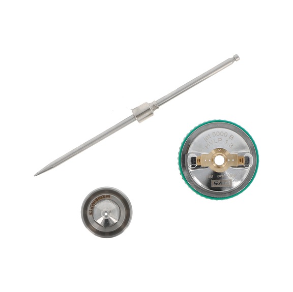 SATA nozzle set SATAjet 5000 LAB HVLP 1.4 Spray pattern and test report 1032143 - Nozzle set SATAjet 5000 LAB