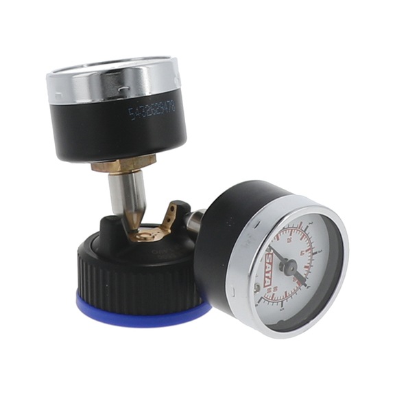 SATA Prüfluftdüse 1,4 I/O mit 2 Manometern für SATAjet X 5500 RP 1076670 - Manuelle Druckmessung