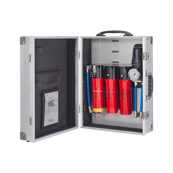 SATA szűrő 584 mobil 3 fokozatú 2x gyorscsatlakozó 13 mm-es sűrített levegős tömlő - 500-as sorozatú szűrő