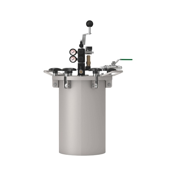 SATA material pressure container 22 double pressure reducer manual agitator 1182948 - Material pressure tank 22