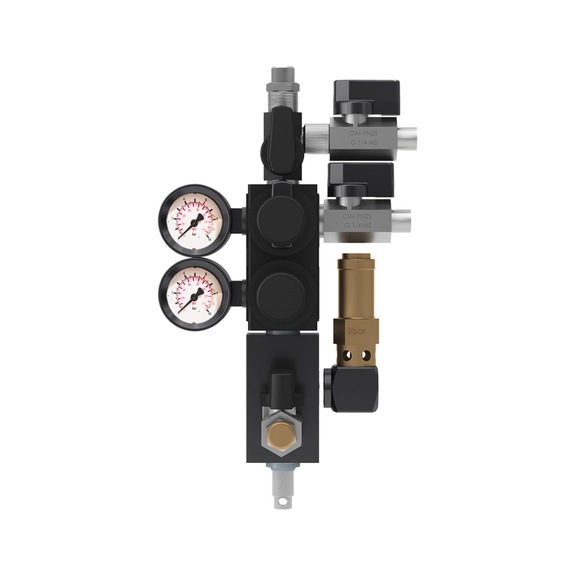 SATA Drucklufteinlassarmatur Lufteingang incl. T-Stück mit Kugelhahn 1/4 Zoll - Other spare parts