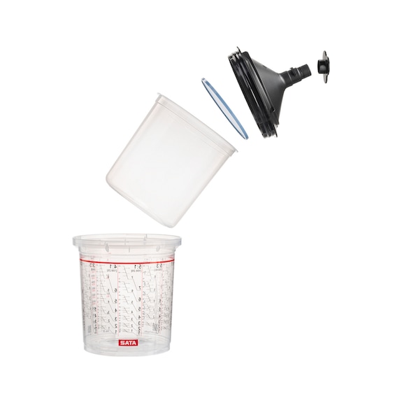 SATA LCS 0,65 l - the Liner - 200 µm Flachsieb 50 Stück 1195850 - 