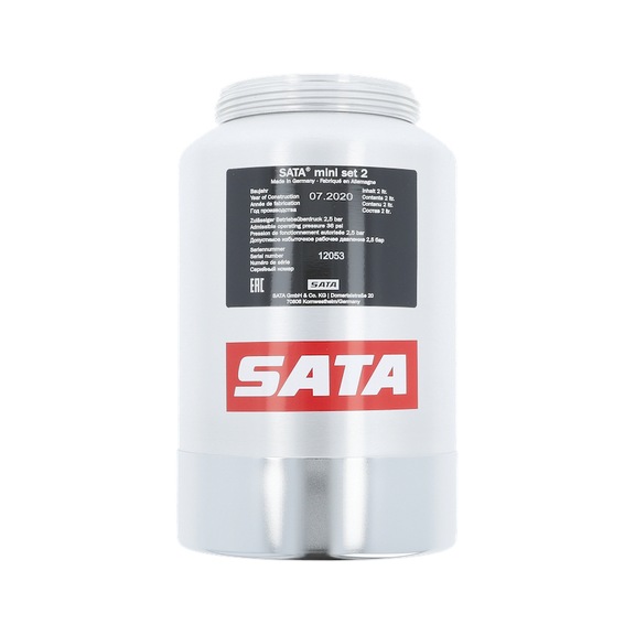 SATA pressure container, 2 l, without lid for SATA mini set 2 120717 - Other spare parts