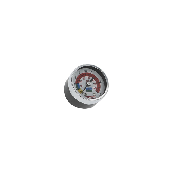 SATA Manometer 0-10 bar, 40 mm für Regulierventil farbiges Klischee 123513 - Manometer