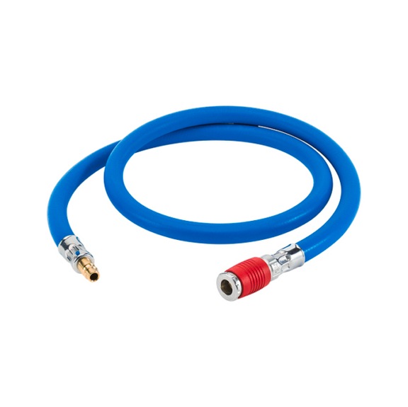 SATA paint air hose diameter 9 mm L.1.2 m with quick coupling and nipple - Breathing air hoses