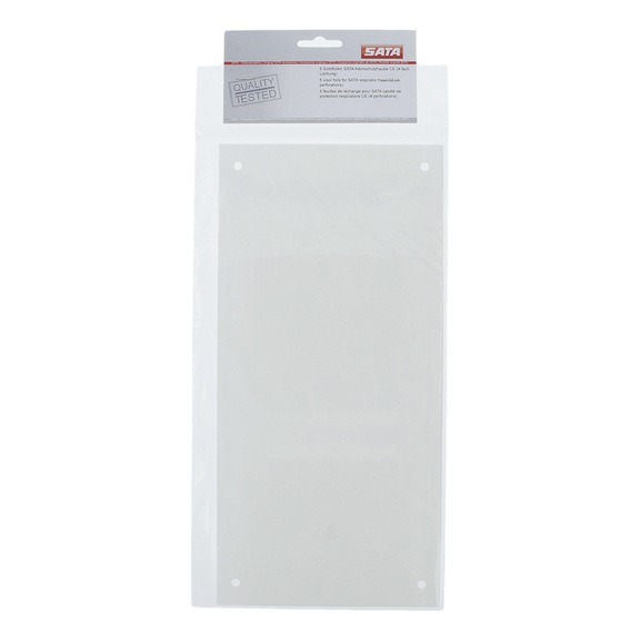 SATA átlátszó fólia, 4 lyuk 5 db SATA légzésvédő motorháztetőhöz CE 13896 - A légzésvédelem egyéb tartozékai