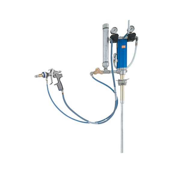 SATA HKU 60 l drum pump system with hose pair 10 m 14555 - Corrosion protection SATA HKU