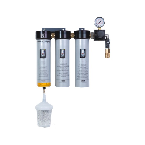 SATA filter 103 prep 3-stufiger Sinterfilter/Feinfilter/Aktivkohlefilter 157420 - filter 100er Serie