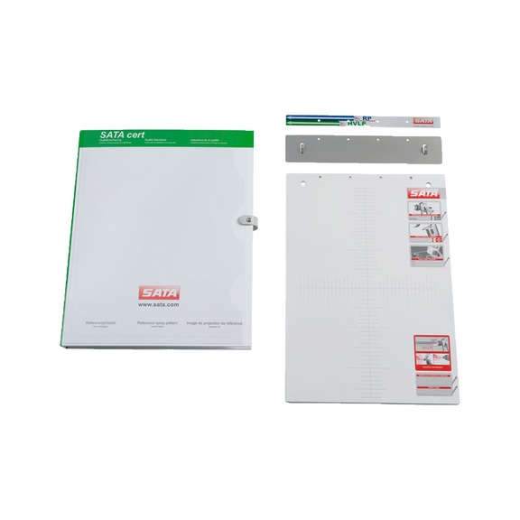 SATA cert archive folder with splash image block, single sheet holder and spacer - Maintenance and care