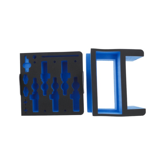 SATA foam insert blue/black for 5 spray guns without lid insert - Spray gun case