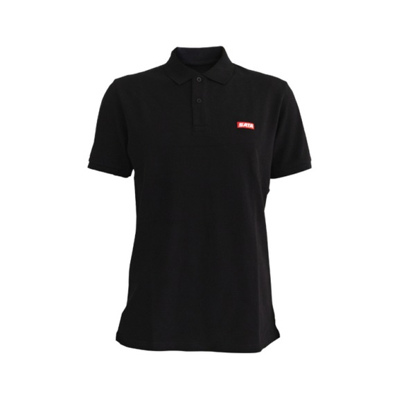 SATA Polo black size L 100% cotton 184333 - Polo shirt