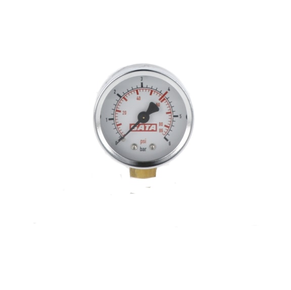 SATA pressure gauge 0-6 bar, 50 mm, red marking at 4 bar for SATA FDG 48 18960 - Other spare parts