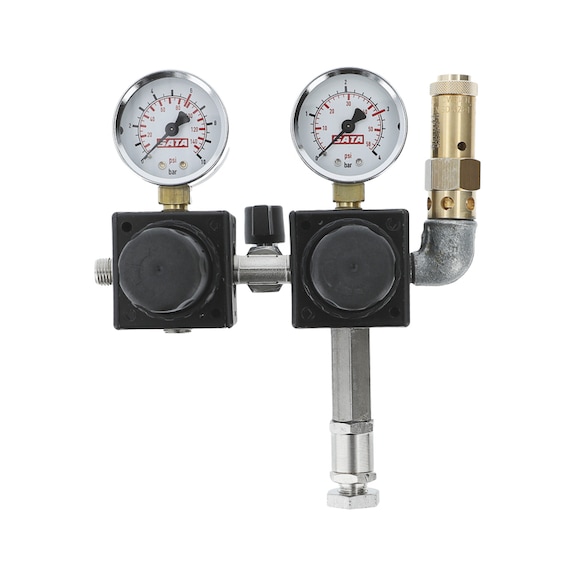 SATA double pressure reducer with pressure gauge and safety valve 3.0 bar 19018 - Other spare parts
