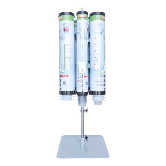 SATA RPS rotafloor adapter kit: Carousel base spindle steel tube 196550 - RPS Dispenser