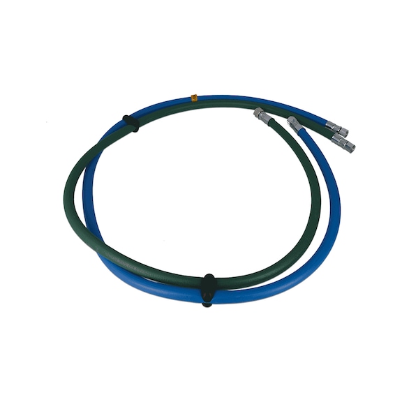 SATA hose pair diameter 9mm, l.1.5 m, G 3/8 inch and G 1/4 inch Mat.19869 - Hoses