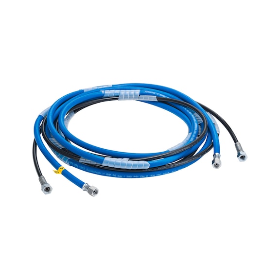 SATA Schlauchpaar 6 x 4 mm L.5 m G 1/4 Zoll Innengewinde Material und Luft 19984 - Schläuche