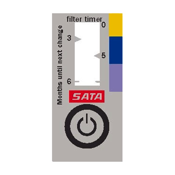 SATA filter timer Starter-Set Aktivkohlefilter 100er Serie 206326 - Zubehör für SATA Filterbaureihe.