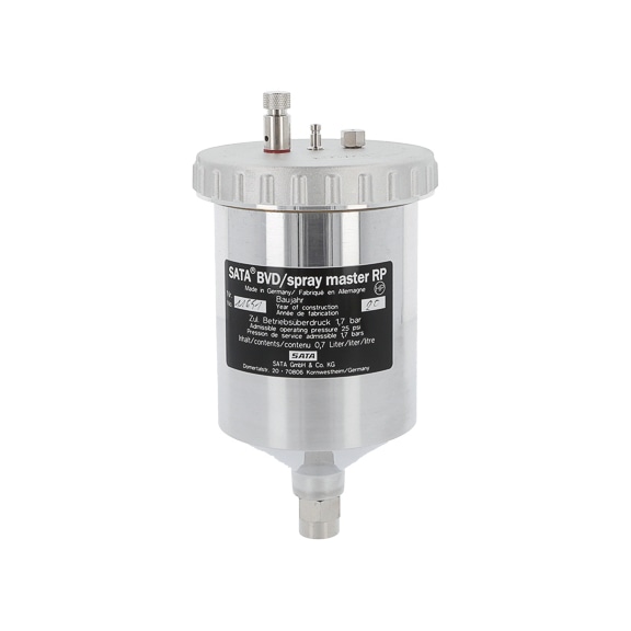 SATA BVD alumínium nyomócsésze 0,7 l kpl. finom menettel SATA GR/BVD 0,7 l 21048hoz - BVD