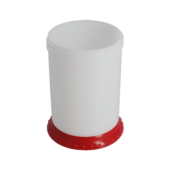 SATA plastic hanging cup 0.6 l, without lid for SATA blasting gun 21444 - Hanging cups