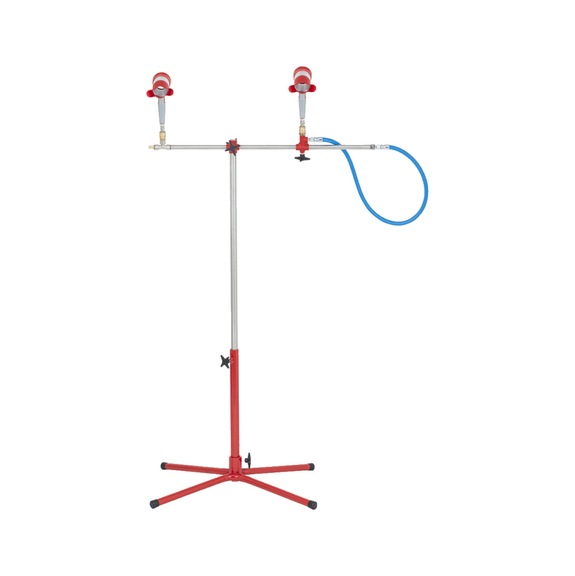 SATA dry jet 2 stand with height-adjustable holder, 2 dry blow guns 223008 - dry jet 2