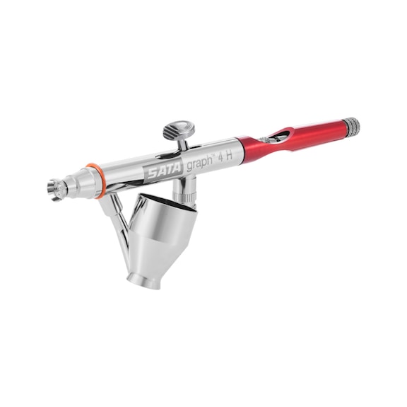 SATA airbrush gun SATAgraph 4 nozzle 0.5 with 6 ml hanging cup H 227645 - SATAgraph 4 spray gun