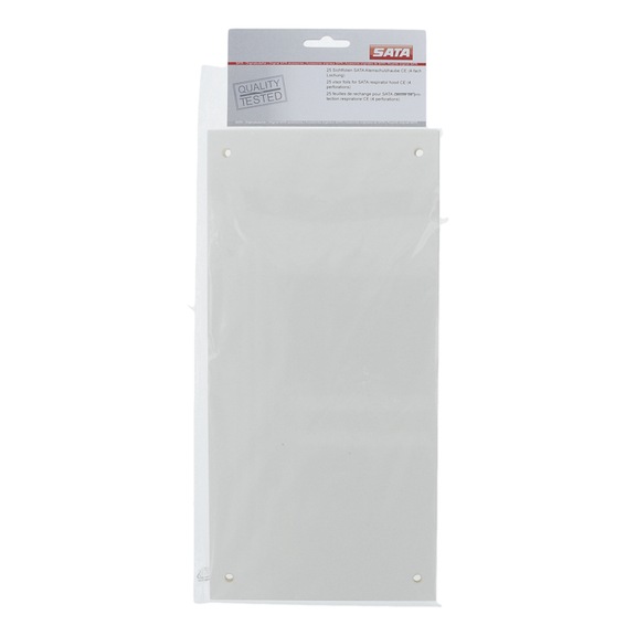 SATA Sichtfolie, 4-fach Lochung 25 Stück für SATA Atemschutzhaube CE 22905 - Weiteres Zubehör für Atemschutz