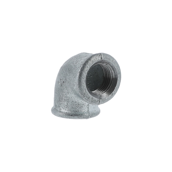 SATA elbow G 1/2 inch female thread galvanized for material conveying systems 41368 - Other spare parts