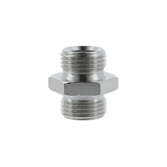 SATA threaded nipple 1/2 inch male thread, nickel-plated 41384 - Further accessories for filter technology
