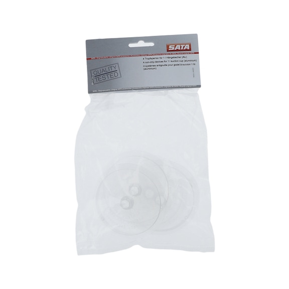 SATA Tropfsperre 4 Stück für 1,0 l Alu-Hängebecher 45286 - Tropfsperre