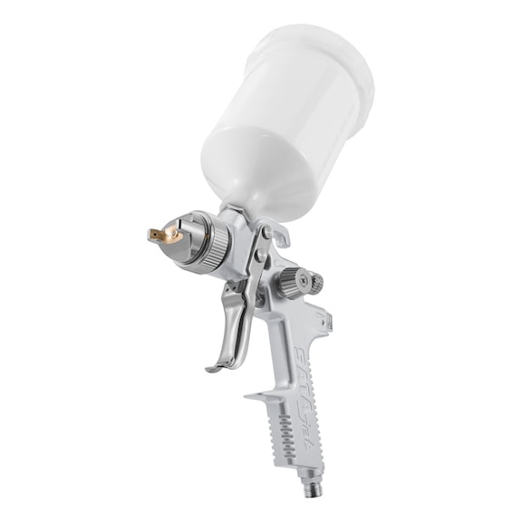 SATA spray gun SATAjet B nozzle 1.4E 0.6 l reusable cup, swivel joint 54494 - Paint spray gun SATAjet B