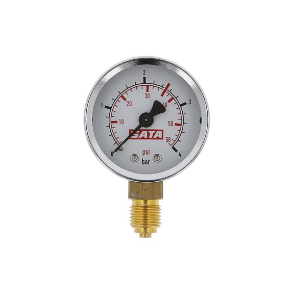 SATA pressure gauge 0-4 bar 50 mm red marking at 2.5 bar for SATA mini set 2 - Other spare parts