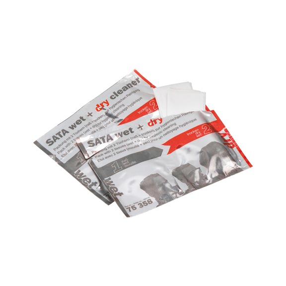 SATA nedves és száraz tisztítószer 50 darab 83881 - A légzésvédelem egyéb tartozékai