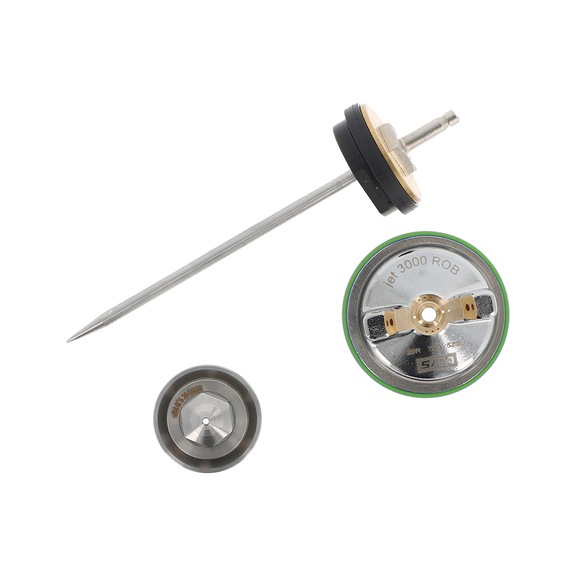 SATA nozzle set SATAjet 3000 ROB HVLP nozzle size 0.8 94151 - Nozzle set SATAjet 3000 ROB