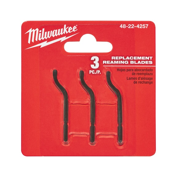 MILWAUKEE Replacement blades for pin deburrer 3 pieces 48224257 - Spare knife blade