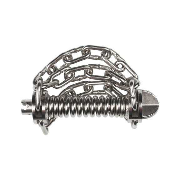 MILWAUKEE chain slinger head 75 mm for spiral diameters 16 and 20 mm 48532837 - Pipe cleaning tool set