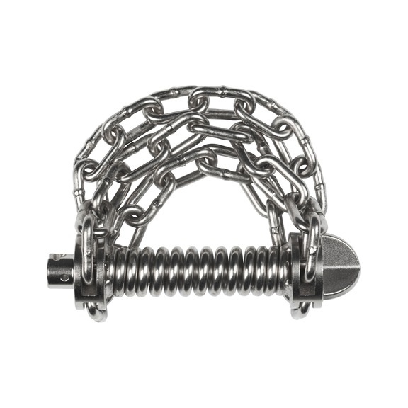 MILWAUKEE chain slinger head 100 mm / 32 mm - Pipe cleaning tool set