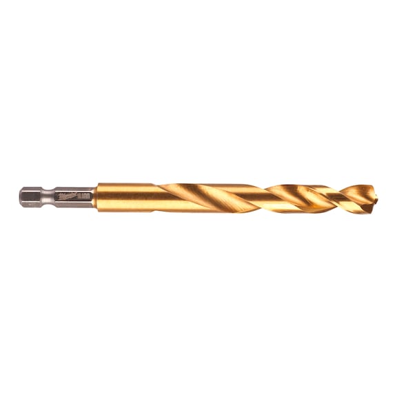 MILWAUKEE Metal drill Shockwave HSS-G TiN 10 mm 1 piece 48894723 - Twist drill with straight shank