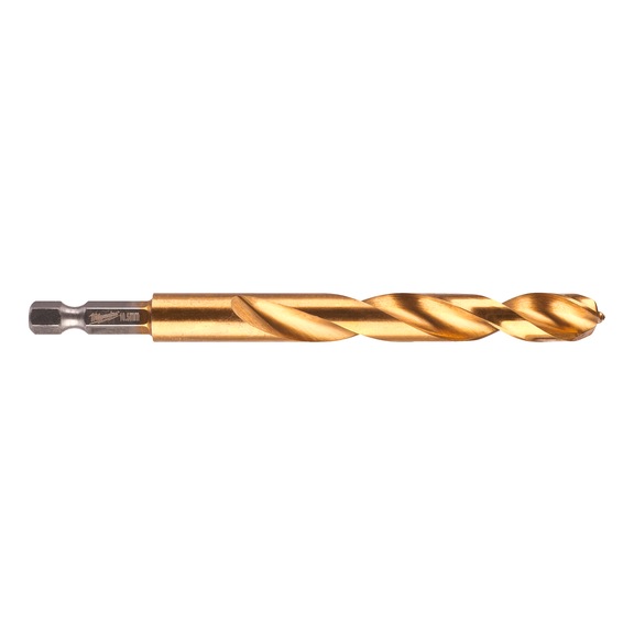 MILWAUKEE Metal drill Shockwave HSS-G TiN 10.5 mm 1 piece 48894724 - Twist drill with straight shank