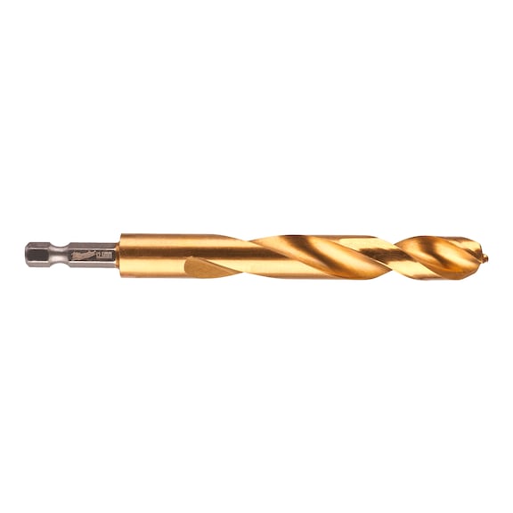 MILWAUKEE Metal drill Shockwave HSS-G TiN 12.5 mm 1 piece 48894728 - Twist drill with straight shank