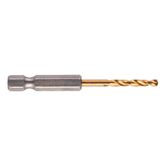 MILWAUKEE Metal drill Shockwave HSS-G TiN 3 mm 2 pieces 48894763 - Twist drill with straight shank